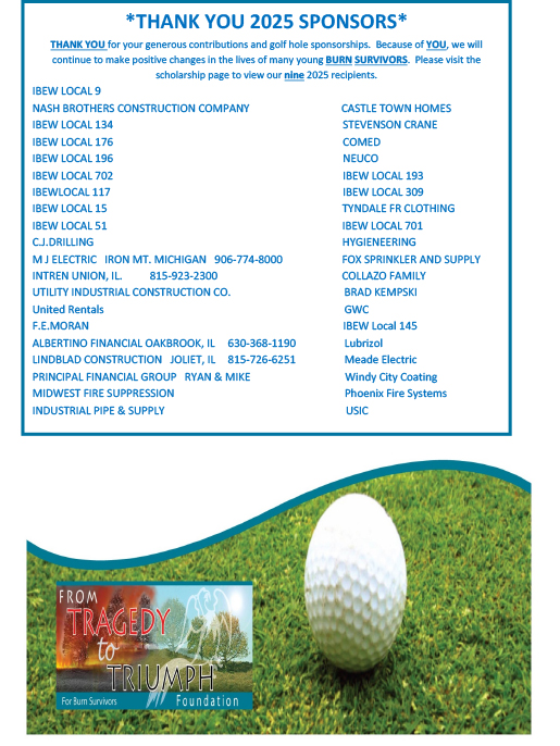 Thank you 2024 sponsors