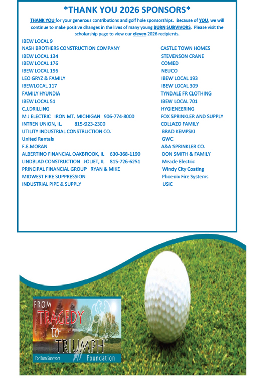 Thank you 2024 sponsors